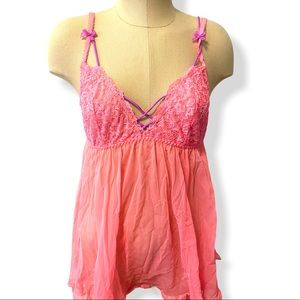 Y2K Pink Victoria's Secret Chemise